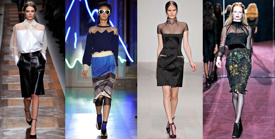 Fall 2012 Trend Report: Sheer Bust Panels